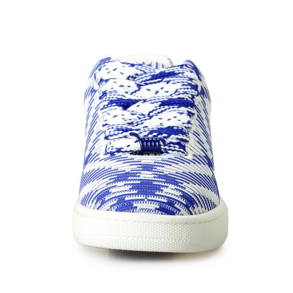 Burberry Men's "Box Knit" Canvas IP Check Low Top Sneakers Shoes US 12 IT 45 - Picture 5 of 8